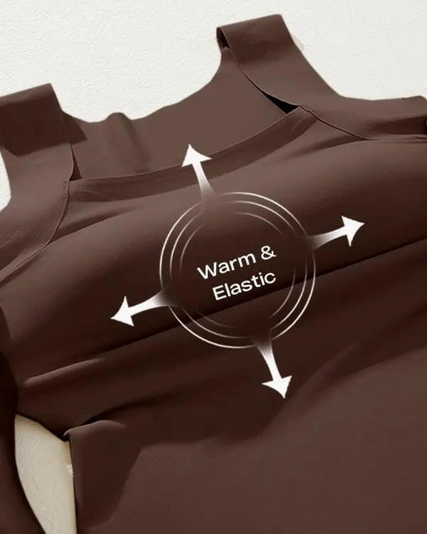 📢50%  OFF!⏰Women’s U-Neck Thermal Tank with Built-In Bra – Warm, Supportive & Braless Comfort ❄️❤️