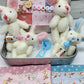 🔥 50% OFF! 🎁 Bunny Mummy & Baby Plush Pocket Tin – Handmade Easter Collectible with Cozy Blanket (Pink/Blue Ears) 🐇🎁