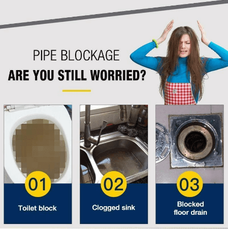 🔥Take advantage now! Buy 2, get 1 free! Sink and drain cleaner