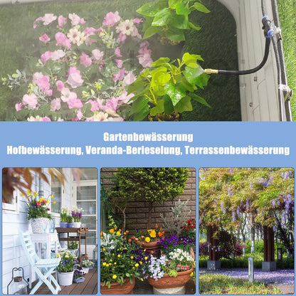 💧 Automatic Garden Irrigation System – 360° Adjustable, Misting, Water-Saving, Complete Set ✨