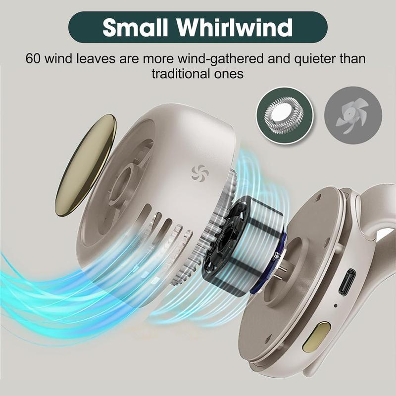 ❄️50% OFF!💨360° Rotatable Portable Mini Clip-on Fan