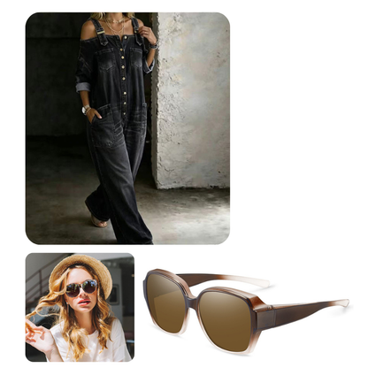 🔥Limited-time offer-Loose Fit Wide-Leg Overall Jumpsuit with Pockets