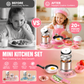 🎁Best Gift For Kid🍳Children's Real Cooking Mini Kitchen Toys - 22 PCS Set