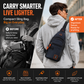 🎒 LIMITED-TIME 50% OFF! ✨ Waterproof Multi-pocket Crossbody Sling Bag – Organized Storage, Adjustable Strap, Headphone Jack 🌧️