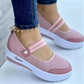 Women's Breathable Mesh Slip-On Platform Sneakers
