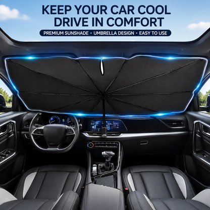 ⏰🔥LIMITED TIME 50% OFF!🔥50K+ SOLD! Upgraded Car Windshield Sun Shade Umbrella☂️