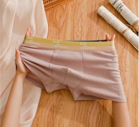🎉Bubble Cotton Men's Boxer Briefs Antibacterial Breathable Sweat Absorbent
