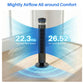 【New】Tower Fan for Bedroom, 28dB Silent Standing Fan with 12H Timer, Smart Auto Mode, 64° Oscillating Bladeless Cooling Fan for Home Office