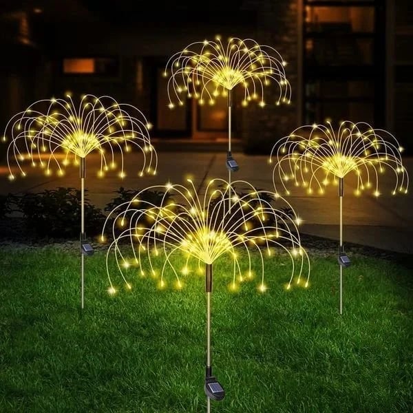 📢📢50% OFF !! ⏰🔥Waterproof Solar Garden Fireworks Lamp