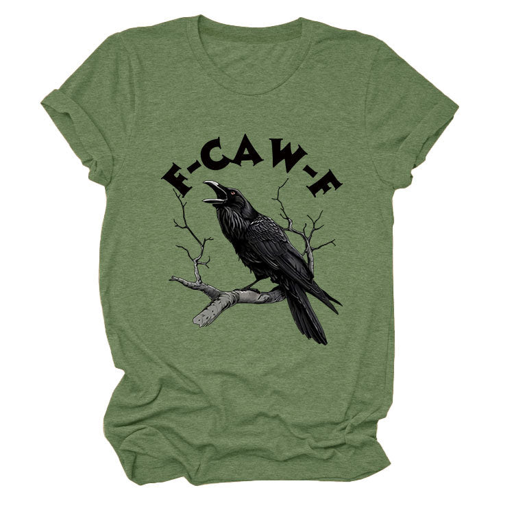 🤩🐦‍⬛F-Caw-F Funny Crow T-shirt