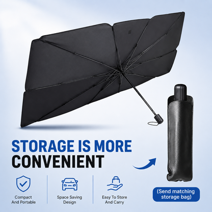 ⏰🔥LIMITED TIME 50% OFF!🔥50K+ SOLD! Upgraded Car Windshield Sun Shade Umbrella☂️