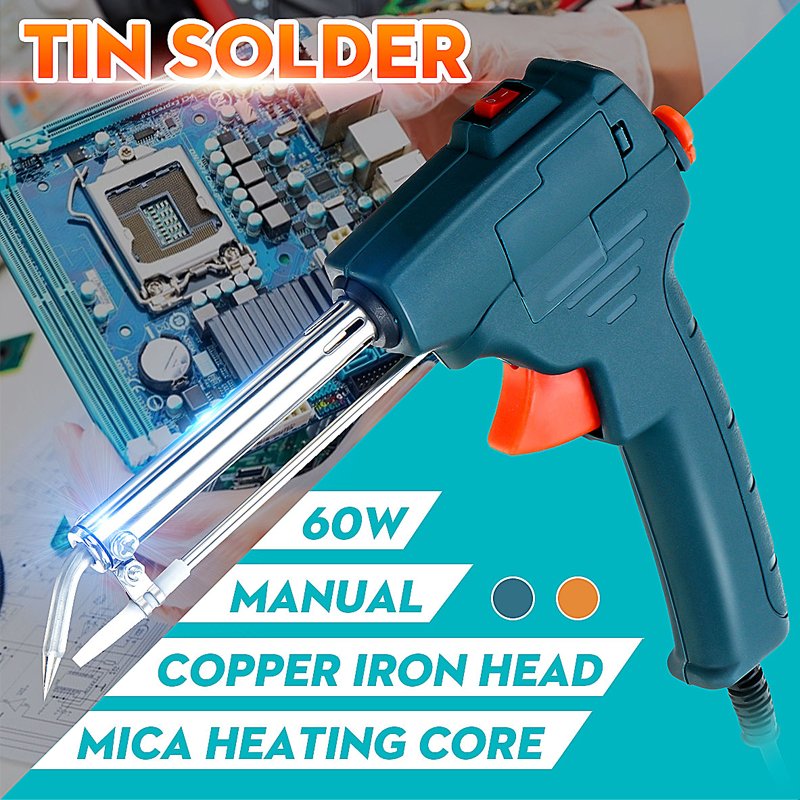 🔥Soldering Iron Kit Corded Solder Iron Internal Heat Electric Welding Tool with Welding Wire for Circuit Board Computer Electronic Repair