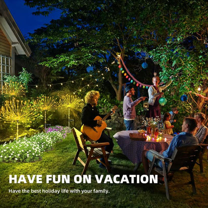 📢📢50% OFF !! ⏰🔥Waterproof Solar Garden Fireworks Lamp