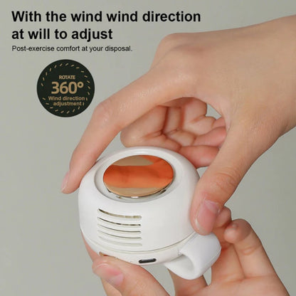🥳2026 HOT SALE🥳💞50K+ SOLD!💨 50% OFF! Whirlwind Clip Waist Neck Fan – 2-in-1: clip on waist or wear as necklace. Long 23hr runtime, quiet & powerful (5100rpm). Stay cool hands-free! 🌀🌿