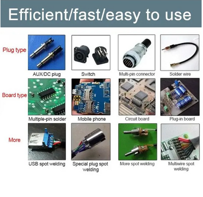 🔥Soldering Iron Kit Corded Solder Iron Internal Heat Electric Welding Tool with Welding Wire for Circuit Board Computer Electronic Repair
