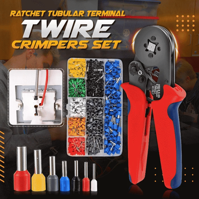 🔥 Limited-Time Sale⏰Multifunctional Cold Pressing Electrician Crimping Pliers Set