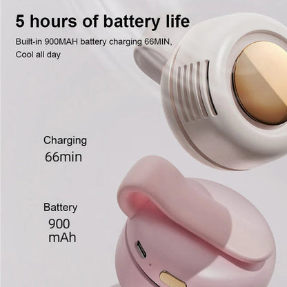 🥳2026 HOT SALE🥳💞50K+ SOLD!💨 50% OFF! Whirlwind Clip Waist Neck Fan – 2-in-1: clip on waist or wear as necklace. Long 23hr runtime, quiet & powerful (5100rpm). Stay cool hands-free! 🌀🌿