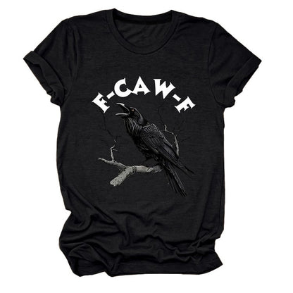 🤩🐦‍⬛F-Caw-F Funny Crow T-shirt