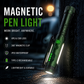 🔦🔥Must-Have Tool! Multifunctional Pen-Shaped Strong Magnetic Work Light, Portable Rotatable LED Work Torch, Magnetic Base Hands-Free Lighting for Repair & Outdoor💡