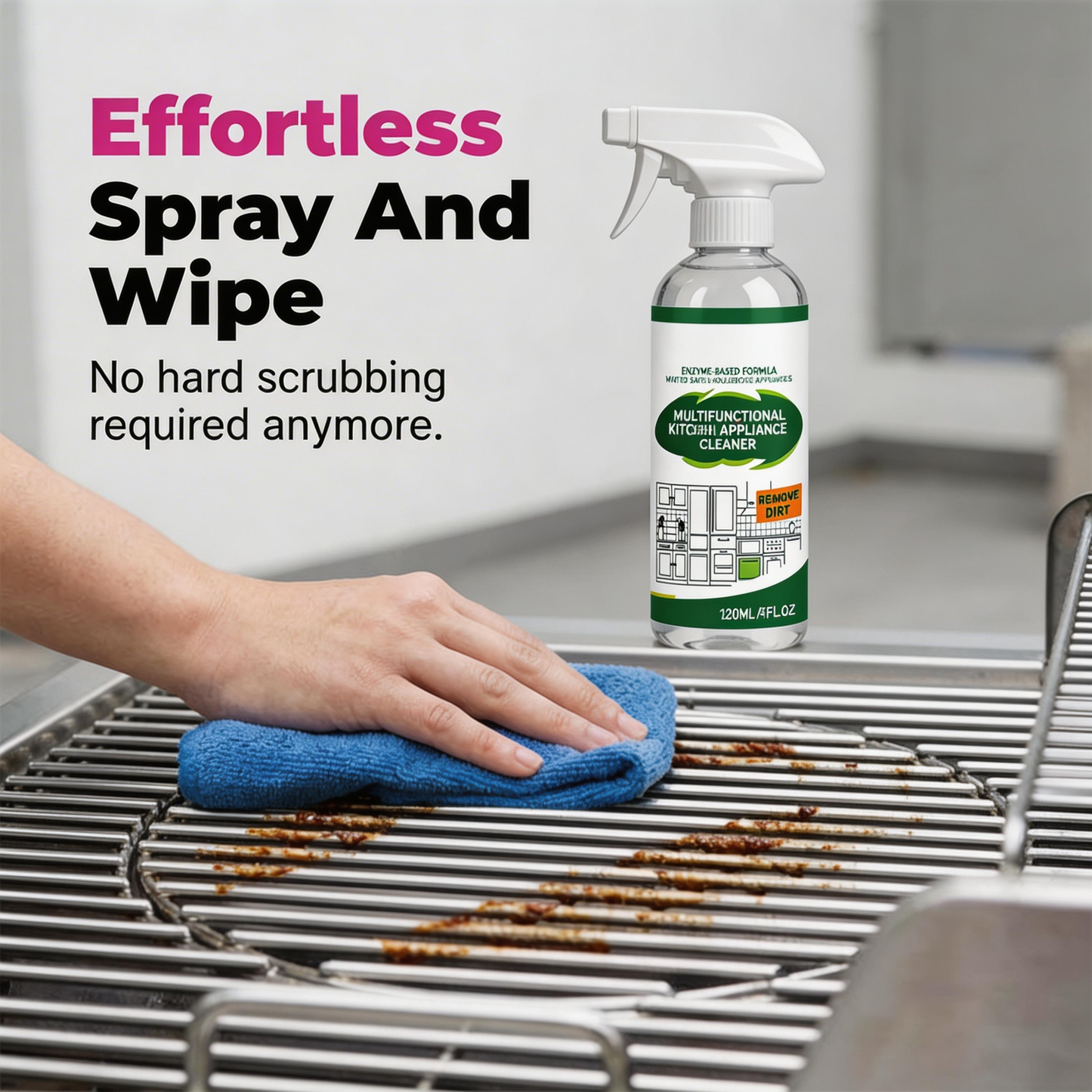 🧼Multifunctional Kitchen Appliance Cleaner Spray