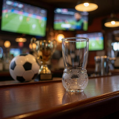 Soccer Shaped Craft Beer Glass