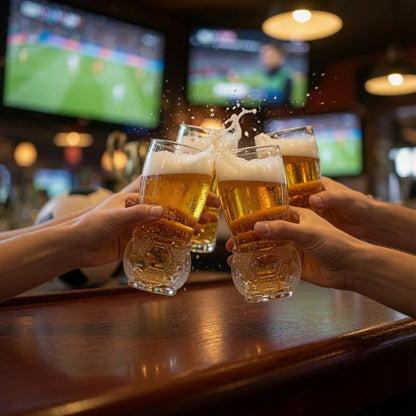 Soccer Shaped Craft Beer Glass