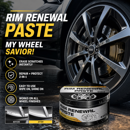 🚗  BUY 1 GET 1 FREE! 💞50K+ SOLD!✨✨ All-in-One Wheel Restoration Paste – Scratch Removal, Molecular Bonding, Safe for All Alloys 💎