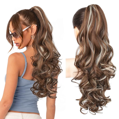 💜Temporary promotion 50% OFF💜Clip-on wavy ponytail extension