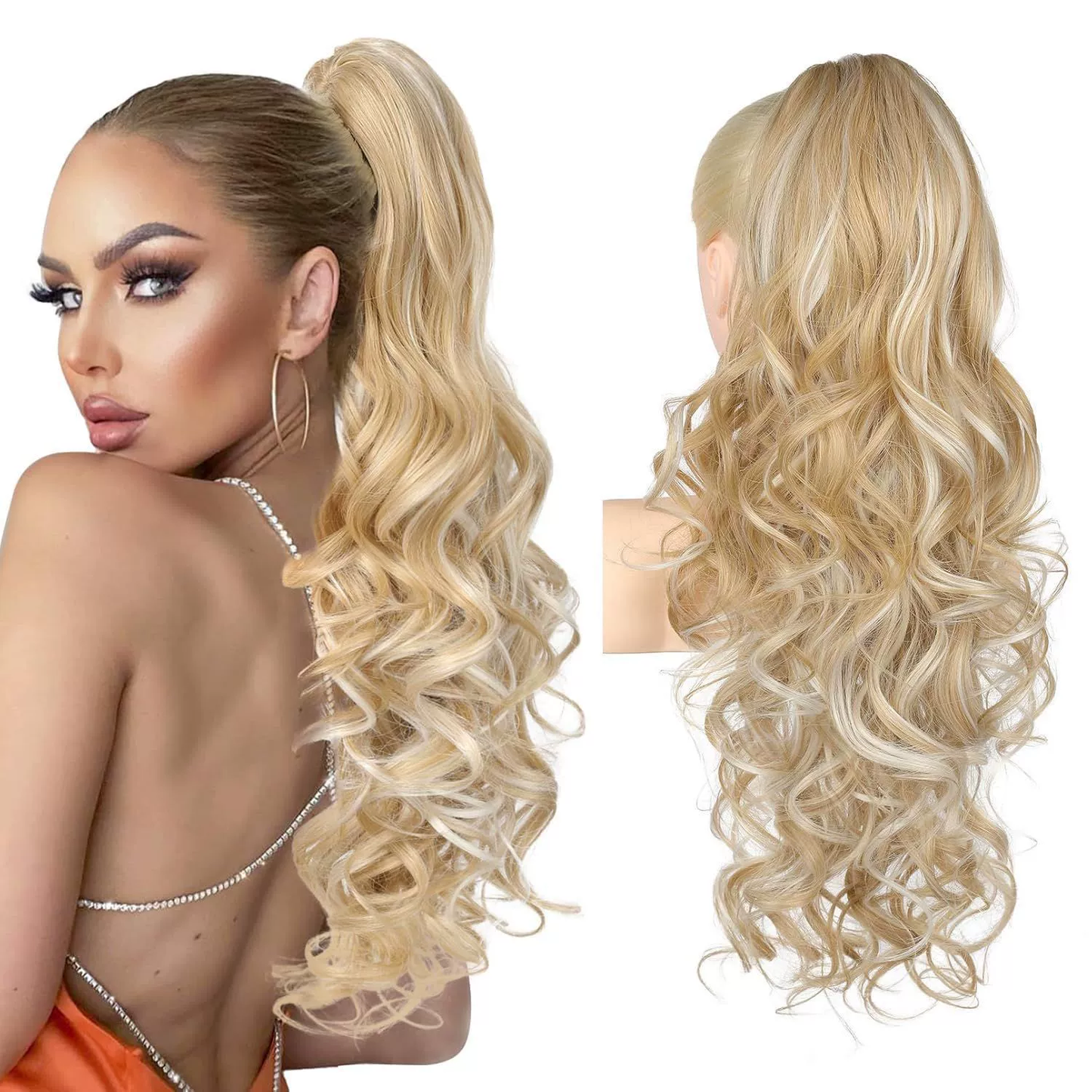 💜Temporary promotion 50% OFF💜Clip-on wavy ponytail extension