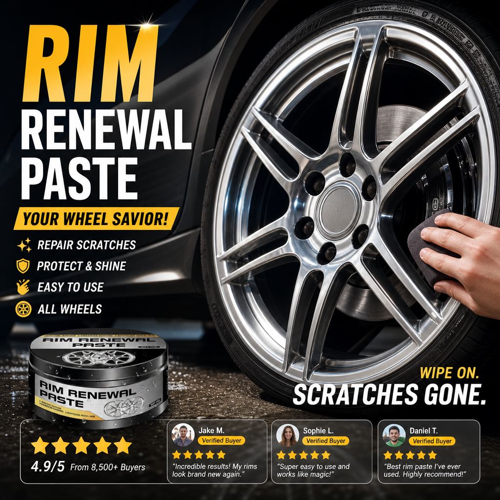 🚗  BUY 1 GET 1 FREE! 💞50K+ SOLD!✨✨ All-in-One Wheel Restoration Paste – Scratch Removal, Molecular Bonding, Safe for All Alloys 💎