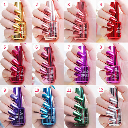 2026 Glamorous Metallic Mirror Nail Polish