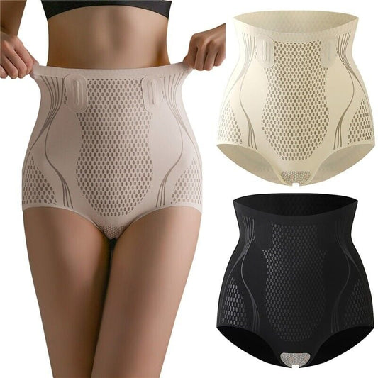 🔥Big Sale 50% OFF🔥Ice Silk Ion Fibre Repair Shaping Shorts, Tummy Control Underpants