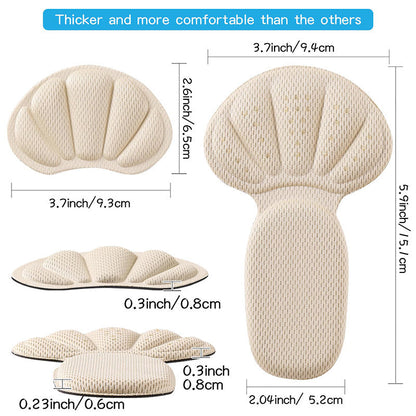 ⏳Time-Limited Special⏰Cuttable Adhesive Back of Heel Grips Inserts – Comfortable, Discreet & Prevents Blisters 👣