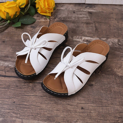 🔥Last Day 40% OFF🔥Women's Comfort Bowtie Slide Sandals