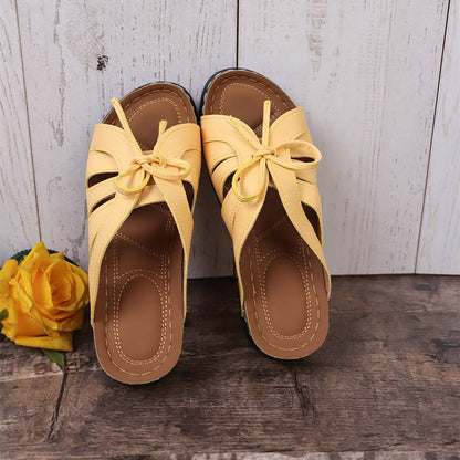 🔥Last Day 40% OFF🔥Women's Comfort Bowtie Slide Sandals