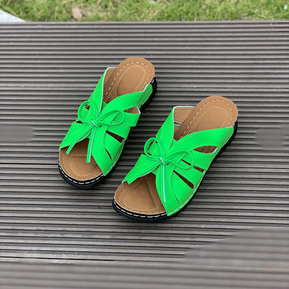 🔥Last Day 40% OFF🔥Women's Comfort Bowtie Slide Sandals