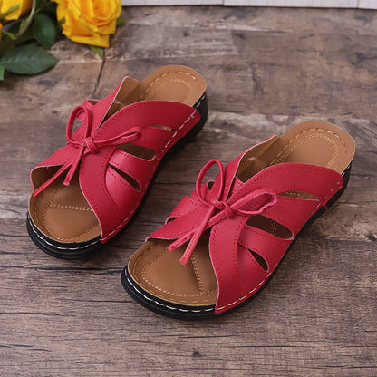 🔥Last Day 40% OFF🔥Women's Comfort Bowtie Slide Sandals