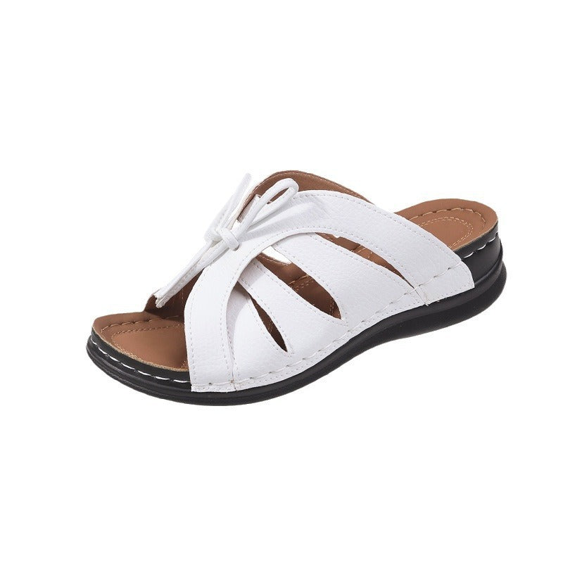 🔥Last Day 40% OFF🔥Women's Comfort Bowtie Slide Sandals
