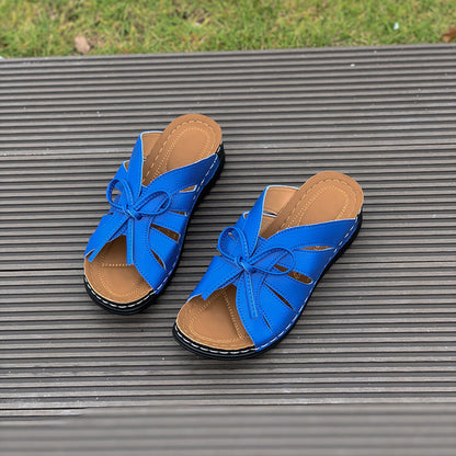 🔥Last Day 40% OFF🔥Women's Comfort Bowtie Slide Sandals