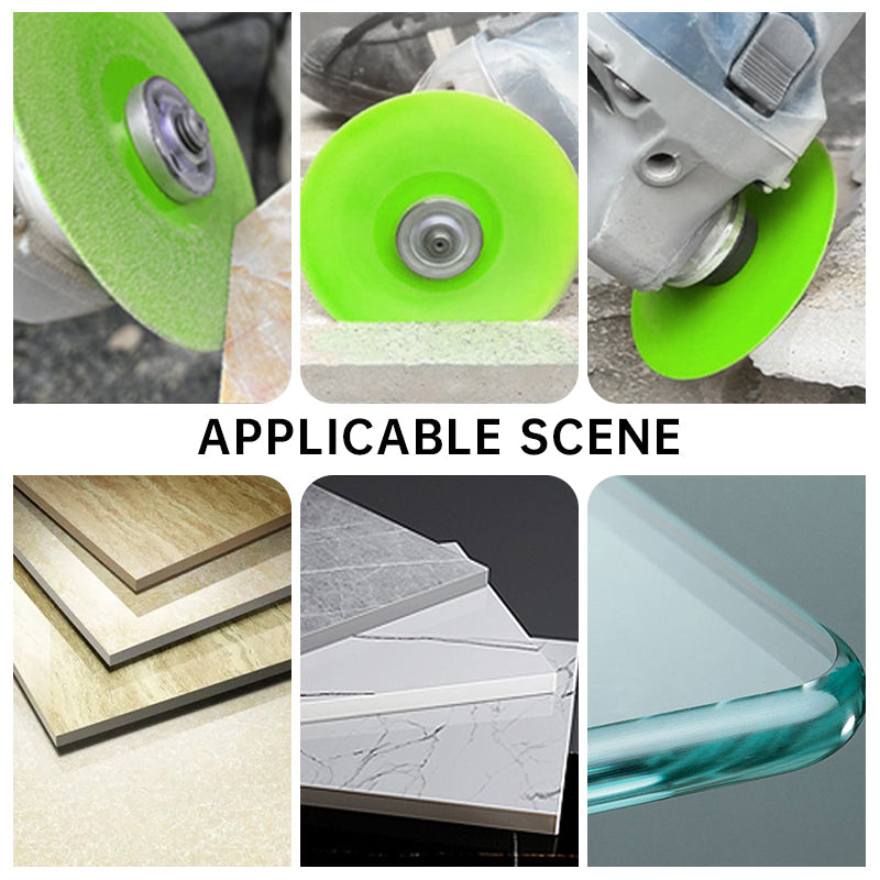🥳2026 HOT SALE🥳💞50K+ SOLD!💎🛡️ BUY 1 GET 1 FREE! 100mm Diamond Cutting & Grinding Disc – Cuts tile, marble, glass & more. Precision brazed, heat‑dissipating holes. No chips, no cracks! 🛠️✨