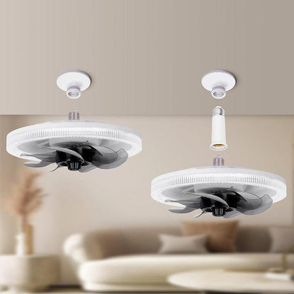 💥2026 HOT SALE 50% OFF💥  2-in-1 Mute Adjustable Fan Light with Remote Control