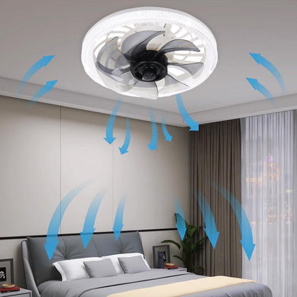 💥2026 HOT SALE 50% OFF💥  2-in-1 Mute Adjustable Fan Light with Remote Control