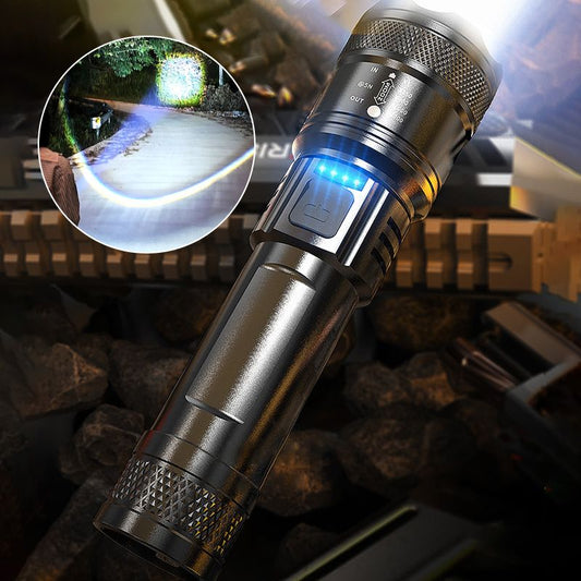 🔦 Buy 2 Get 1 Free☀️ Super-Powerful Zoom Flashlight – Extreme Brightness, Waterproof & Long Battery Life 🏕️
