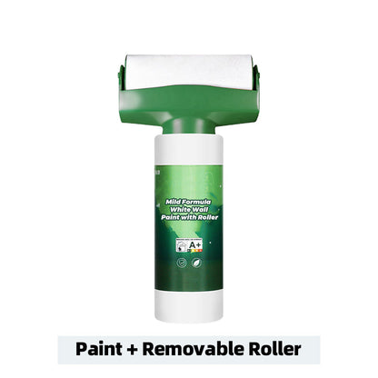 🔥Up to 40% OFF🔥Mild Formula White Wall Paint with Roller