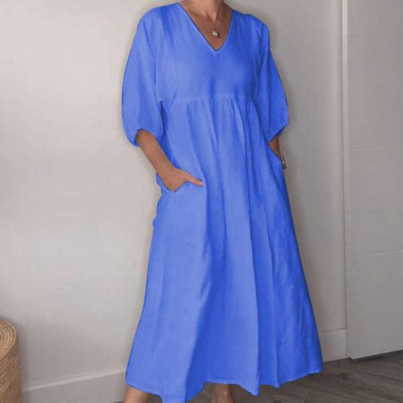 🔥2025 NEW SALES - 50% OFF🔥Women's V-neck Casual Dress