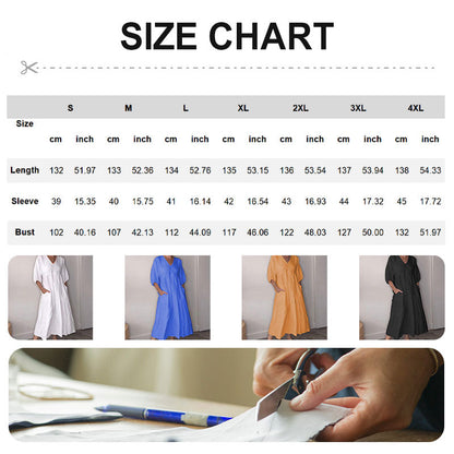 🔥2025 NEW SALES - 50% OFF🔥Women's V-neck Casual Dress