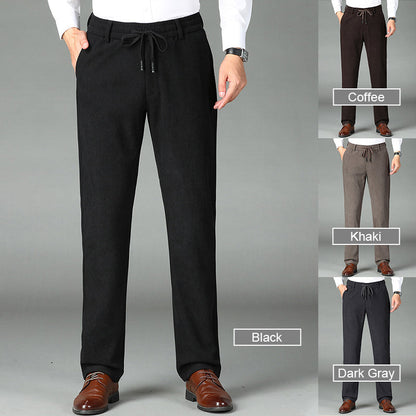 💥2025 Hot Sale🔥 Nice Gift! Men's Thickened Elastic Waist Corduroy Pants