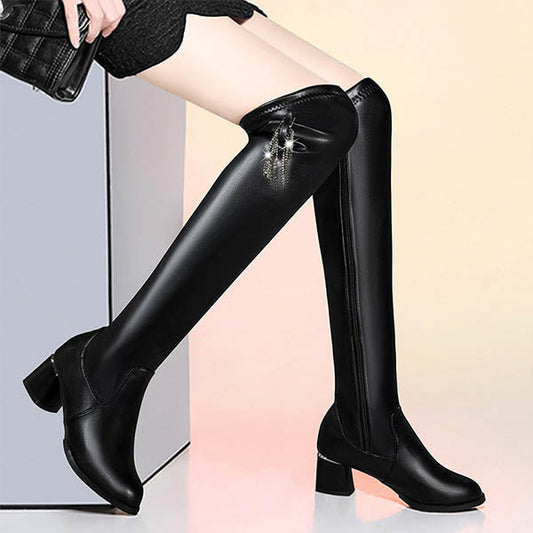 🌸Limited time 49% discount ✨warm leather boots for women