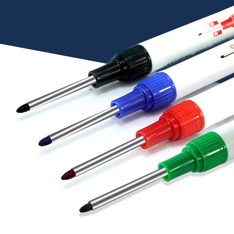 💖2026 Hot Sale💖 Long-Tip Marker Pen 🖍️Oil-Based&Quick-Dry