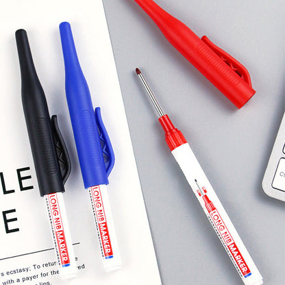 💖2026 Hot Sale💖 Long-Tip Marker Pen 🖍️Oil-Based&Quick-Dry